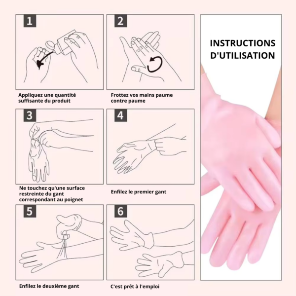 Gant extensible en silicone Gant extensible en silicone