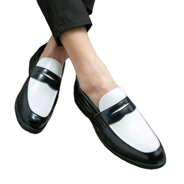 ComfortSteps-Mocassin-noir-et-blanc-pour-femme-3 ComfortSteps-Mocassin-noir-et-blanc-pour-femme-3