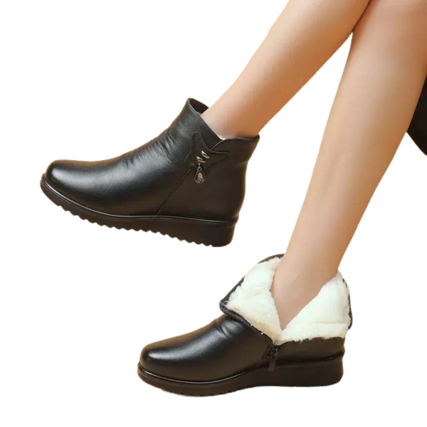 FootEase-Bottines-en-cuir-avec-interieur-en-peluche-3 FootEase-Bottines-en-cuir-avec-interieur-en-peluche-3