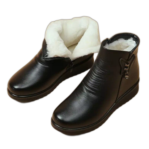 FootEase-Bottines-en-cuir-avec-interieur-en-peluche-4 FootEase-Bottines-en-cuir-avec-interieur-en-peluche-4