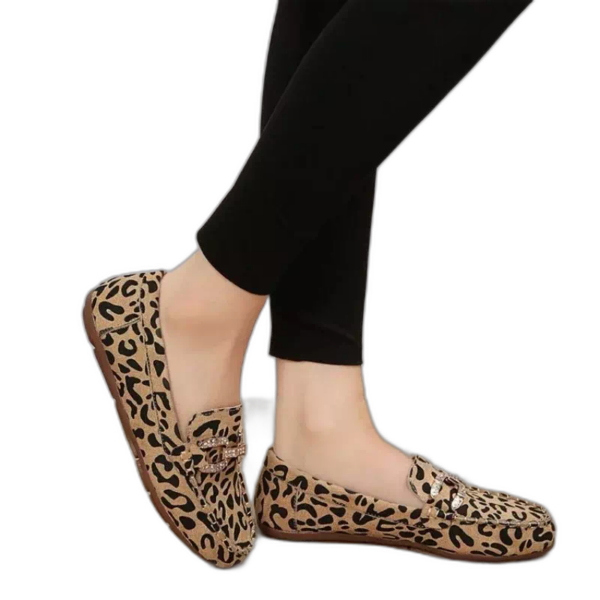 Pétille - Mocassin leopard pour femme