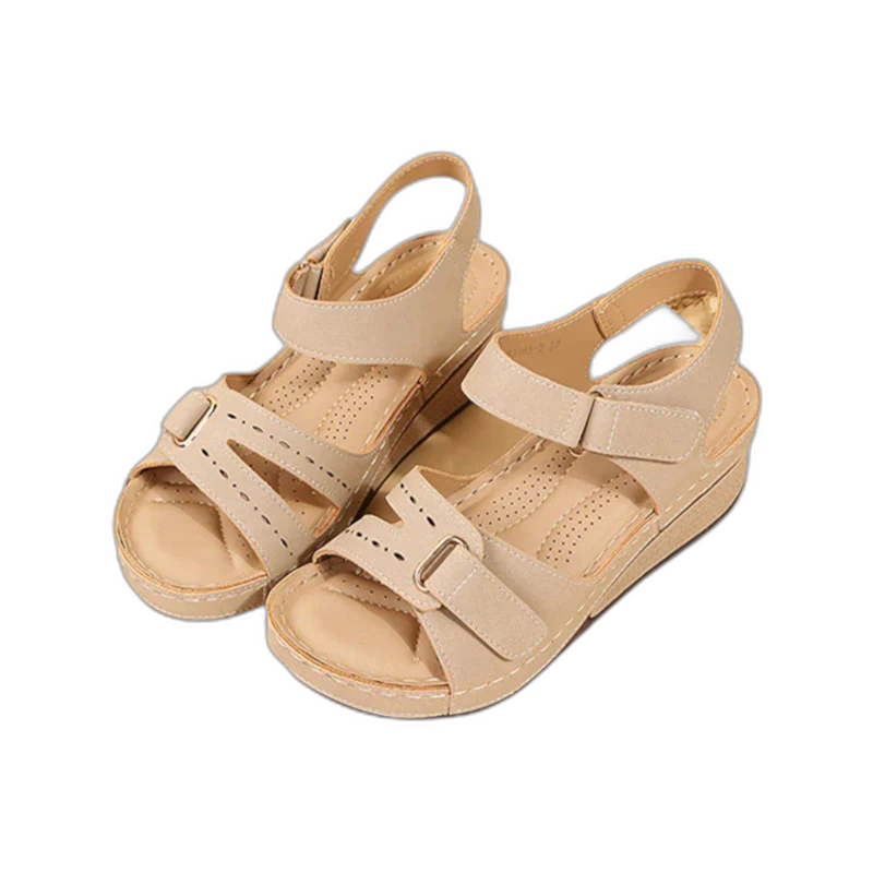 Sandales Plat Femme Été Bout Ouvert Mode Chaussures Bohême Confortables