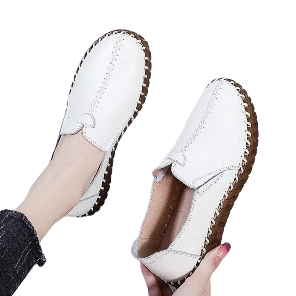 BelleTalon - Mocassin gris pour femme