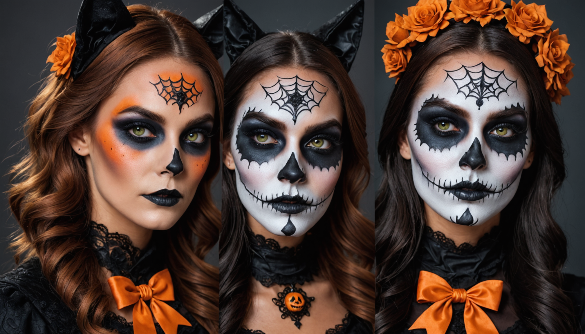 découvrez huit idées originales de maquillage d'halloween pour femmes : des looks effrayants, créatifs et faciles à réaliser pour réussir votre soirée costumée.