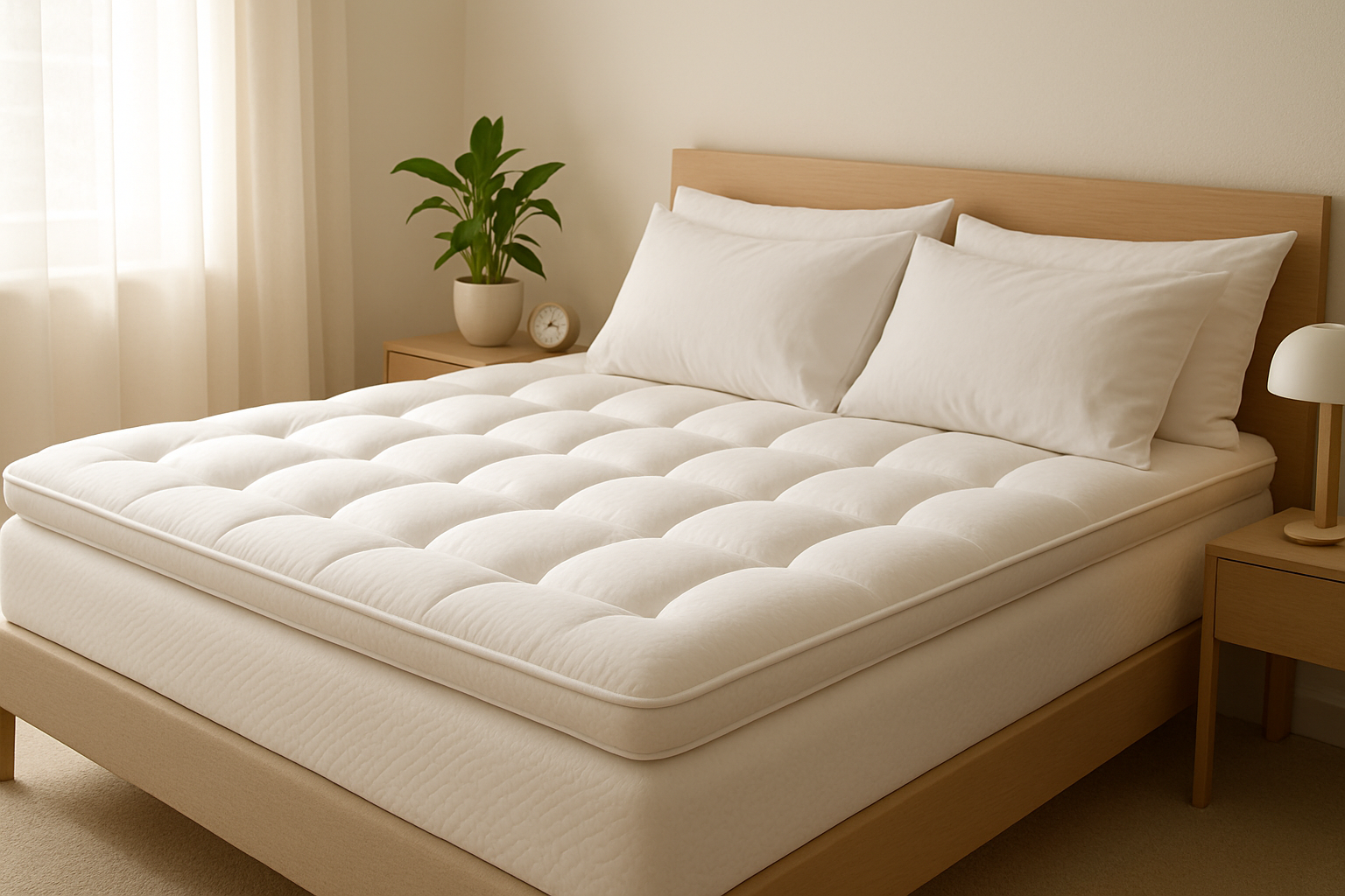 découvrez notre surmatelas conçu pour offrir un confort optimal et garantir un sommeil réparateur chaque nuit.