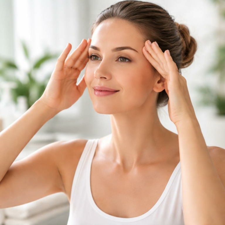 Gym faciale : 6 exercices anti-rides à tester chez soi