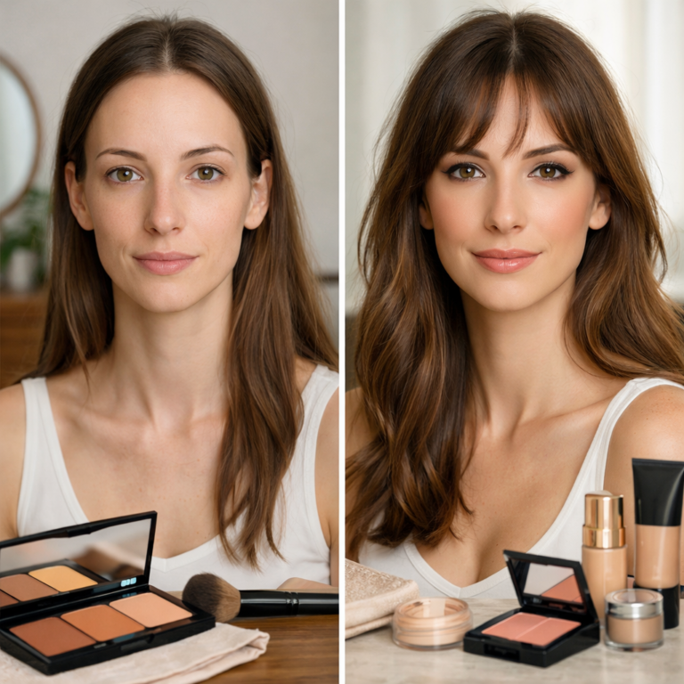 Visage allongé : maquillage simple pour l’équilibrer et l’adoucir