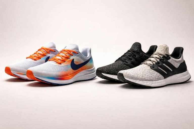 découvrez les chaussures de running confortables nike air zoom pegasus et adidas ultraboost, idéales pour vos marathons. alliez performance, amorti et style pour dépasser vos limites.