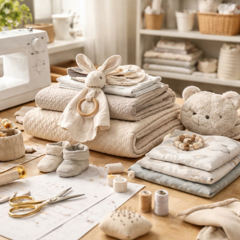 Coudre pour bébé : mes indispensables faits main pour confort, sécurité et simplicité