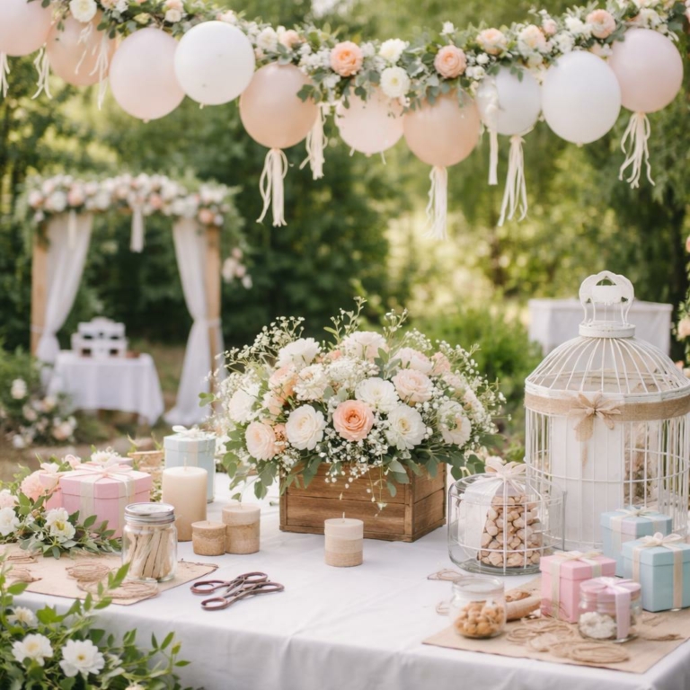 Décor DIY pour baptême : idées élégantes et faciles à réaliser