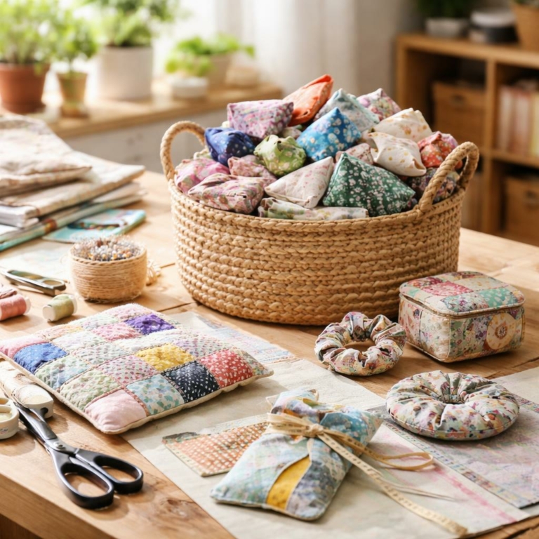 Donnez une seconde vie à vos chutes de tissu : 12 projets simples et inspirants