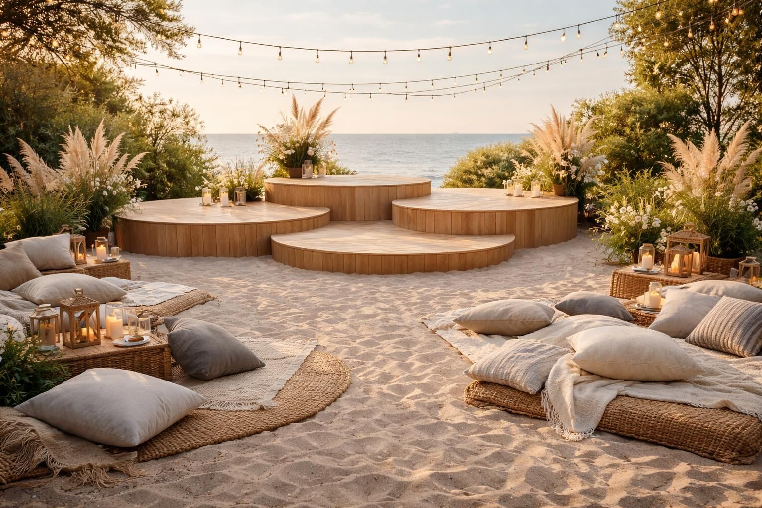 découvrez les installations confortables pour scènes en plein air avec sandy confort et podiums, alliant praticité et élégance pour vos événements en extérieur.