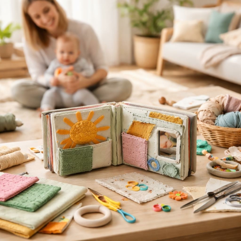 Livre sensoriel DIY pour bébé : guide pratique