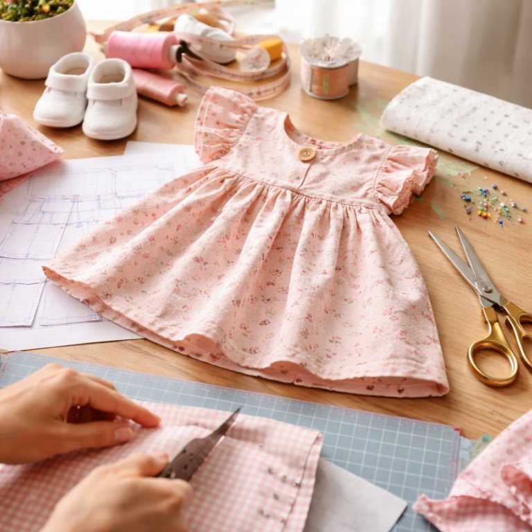 Patron facile de robe pour bébé : cousez une jolie robe en quelques étapes