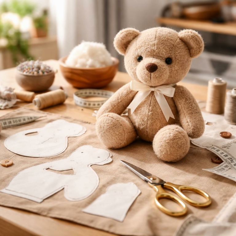 Patron de nounours facile à coudre : guide pratique pour réaliser votre peluche