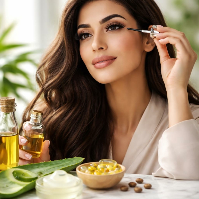 Sérum maison pour cils arabes : recette naturelle pour des cils abondants et extra-longs